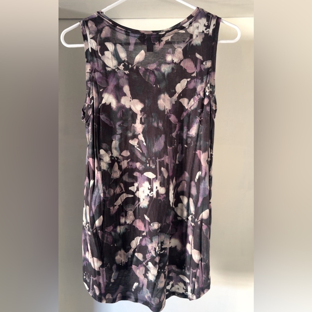 Dressy floral tank top